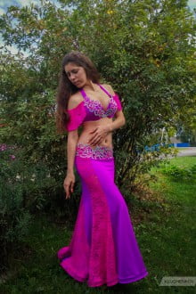 Purple-pink costume
