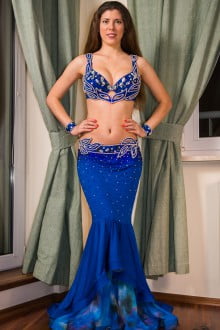 Blue costume