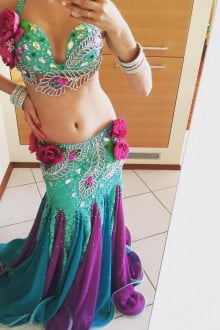 Mint-purple costume