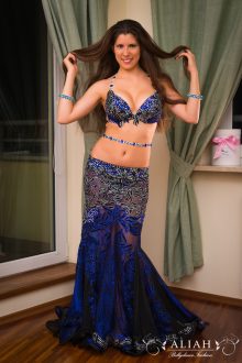 Blue-black costume
