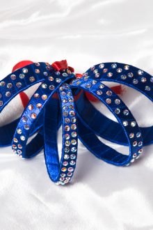 Blue bracelets (set)
