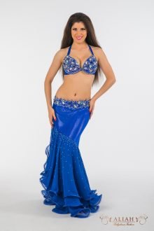 Royal blue costume