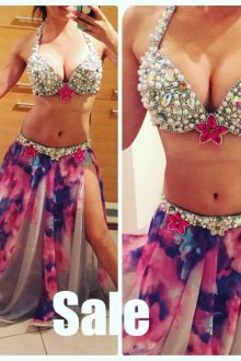 Gray pink costume