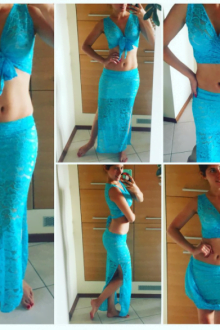 Light blue costume