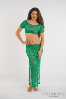 Green lace set