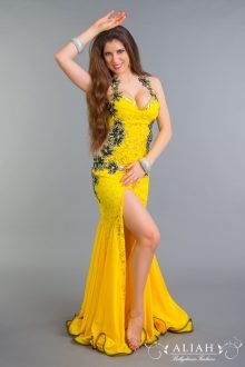 Spring yellow dress
