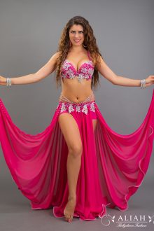 Pink white costume