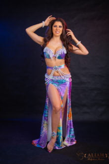 Lavender with pearls costume