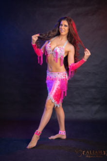 Pink drum solo costume