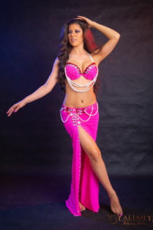 Neon pink costume