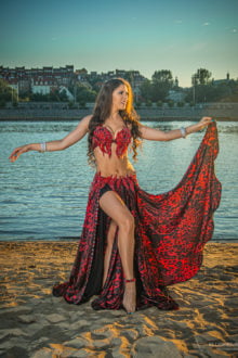 Red leo costume
