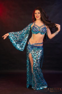Blue costume