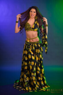Lemon black costume