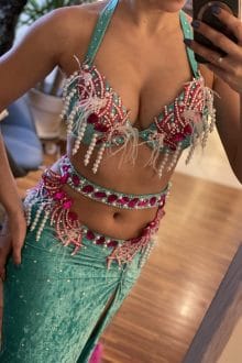 Mint pink costume